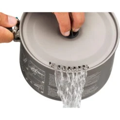 Sea To Summit Alpha Pot 2.7L - Aluminium-Kochtopf -Camping-ausrüstung Verkaufsgeschäft APOTASETM AlphaPot USP 03 StrainerLid