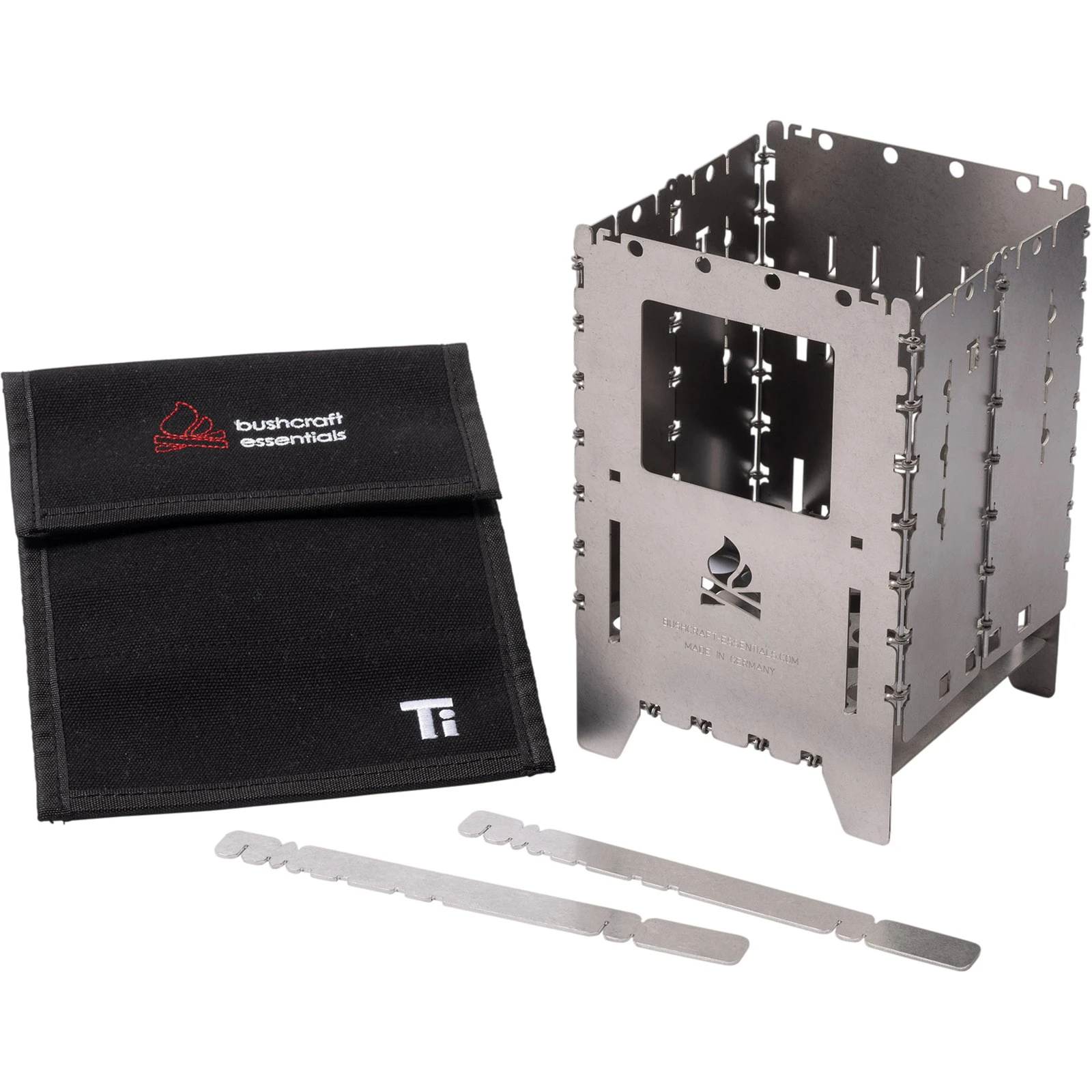 Bushcraft Essentials Bushbox XL Titanium - HOBO Kocher 2 Bushcraft Essentials Bushbox XL Titanium - HOBO Kocher – Bild 2