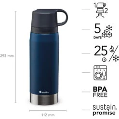 Camping-ausrüstung Verkaufsgeschäft -Camping-ausrüstung Verkaufsgeschäft aladdin citypark thermavac 1 liter thermoflasche navy blau ala 10 10379 001 1
