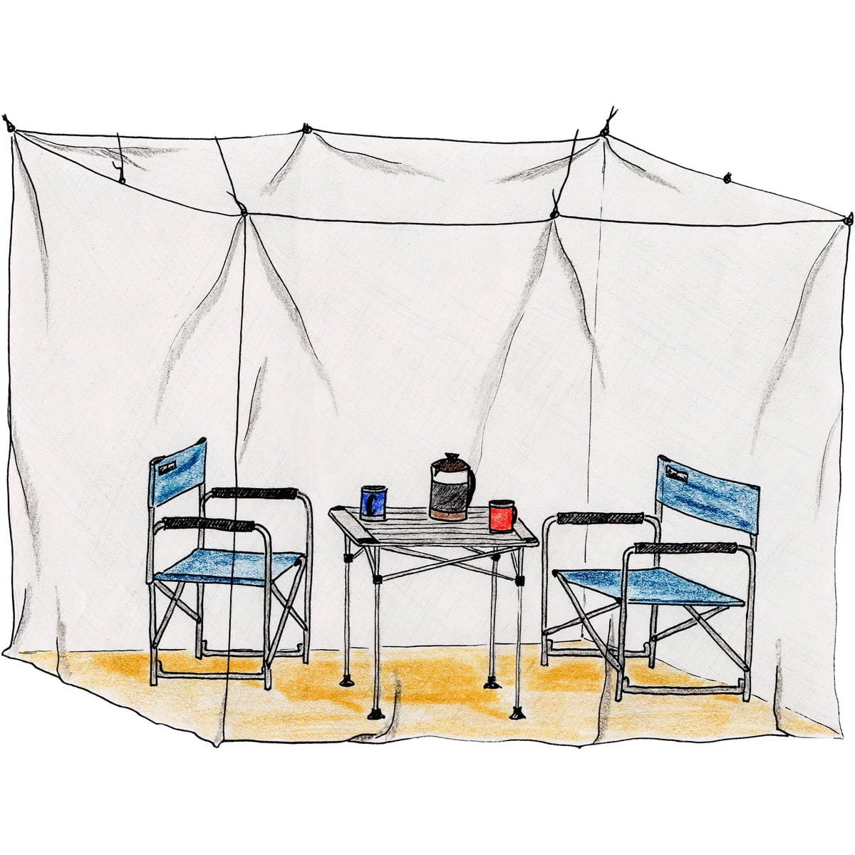 Basic Nature Moskitonetz Klassik Doppel 850 1 Basic Nature Moskitonetz Klassik Doppel 850