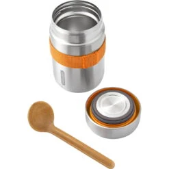Black+blum Food Flask 400 Ml - Edelstahl-Thermobehälter 6 Black+blum Food Flask 400 Ml - Edelstahl-Thermobehälter -Camping-ausrüstung Verkaufsgeschäft black blum food flask 400 ml edelstahl thermobehaelter orange bbl bam ffb s003 2