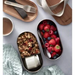 Black+blum Stainless Steel Bento Box - Proviantdose -Camping-ausrüstung Verkaufsgeschäft black blum stainless steel bento box proviantdose bbl bam bt l016 1