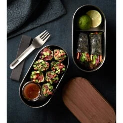 Black+blum Stainless Steel Bento Box - Proviantdose -Camping-ausrüstung Verkaufsgeschäft black blum stainless steel bento box proviantdose bbl bam bt l016 2