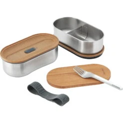 Black+blum Stainless Steel Bento Box - Proviantdose -Camping-ausrüstung Verkaufsgeschäft black blum stainless steel bento box proviantdose bbl bam bt l016 3
