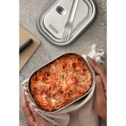 Black+blum Stainless Steel Lunchbox 600 Ml - Edelstahl-Proviantdose -Camping-ausrüstung Verkaufsgeschäft black blum stainless steel lunchbox 600 ml edelstahl proviantdose bbl bam ss s003 0