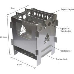 Bushcraft Essentials Bushbox Set - HOBO-Kocher -Camping-ausrüstung Verkaufsgeschäft bushcraft essentials bushbox set hobo kocher bce 036 3