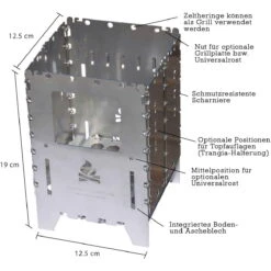 Bushcraft Essentials Bushbox XL Profi Set - HOBO Kocher -Camping-ausrüstung Verkaufsgeschäft bushcraft essentials bushbox xl profi set hobo kocher bce 024 2