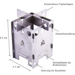 Bushcraft Essentials EDCBOX - Mikrokocher -Camping-ausrüstung Verkaufsgeschäft bushcraft essentials edcbox mikrokocher bce 002 0