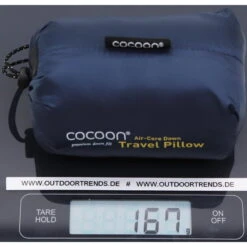 COCOON Air-Core Down Travel Pillow - Daunenkopfkissen -Camping-ausrüstung Verkaufsgeschäft cocoon air core down travel pillow daunenkopfkissen coc acp3 d4n 2