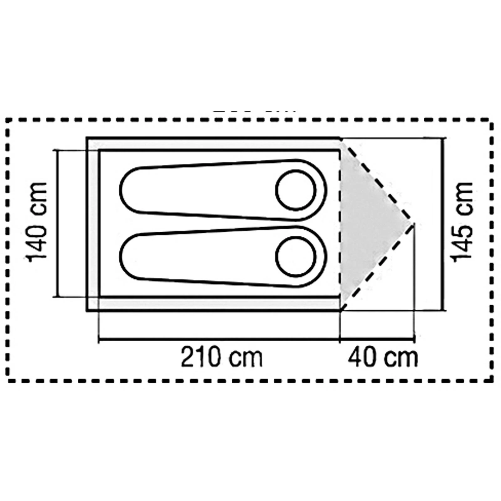 Coleman Darwin 2 Personen - Kuppelzelt 2 Coleman Darwin 2 Personen - Kuppelzelt – Bild 2
