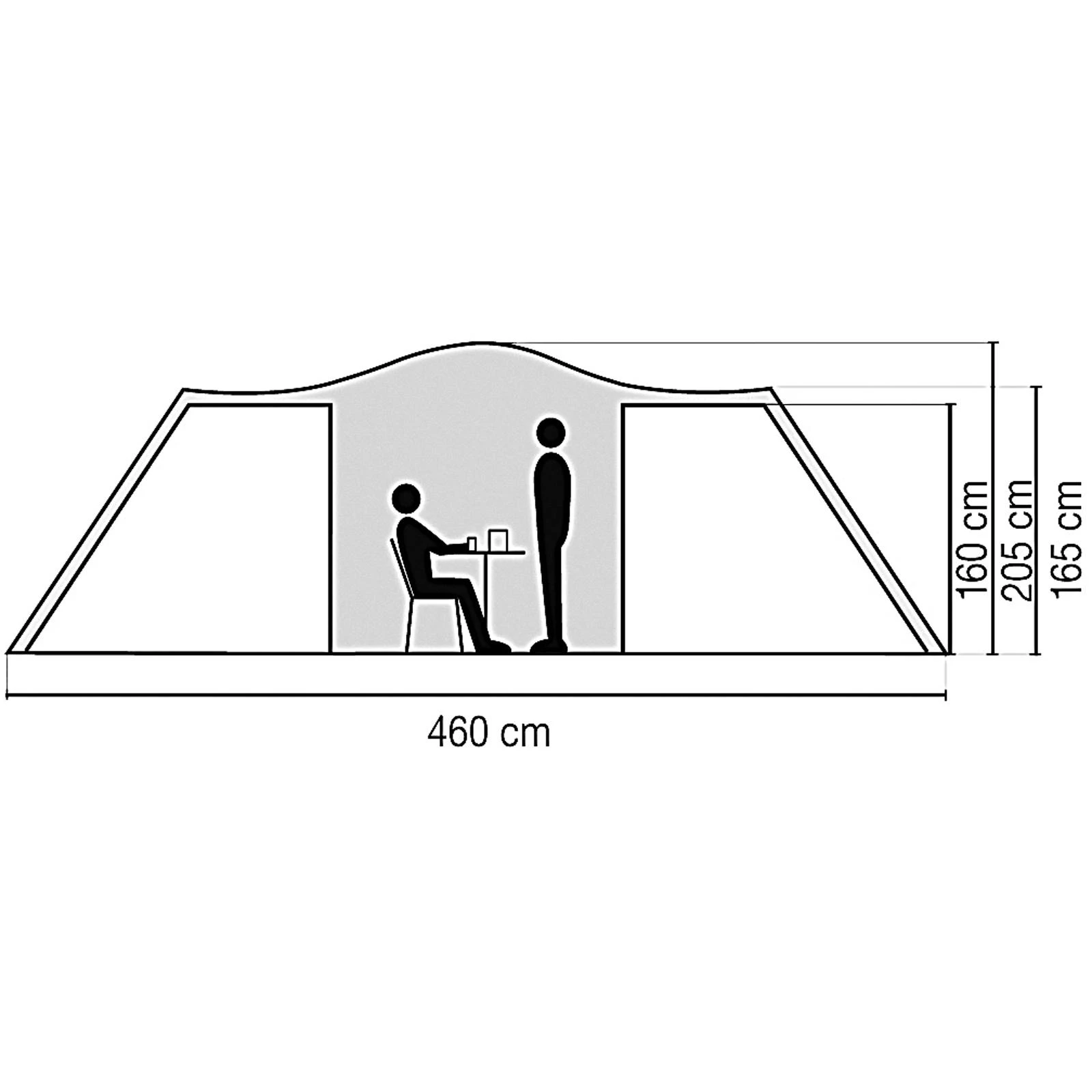 Coleman Ridgeline Plus 4 Personen - Familienzelt 6 Coleman Ridgeline Plus 4 Personen - Familienzelt – Bild 6
