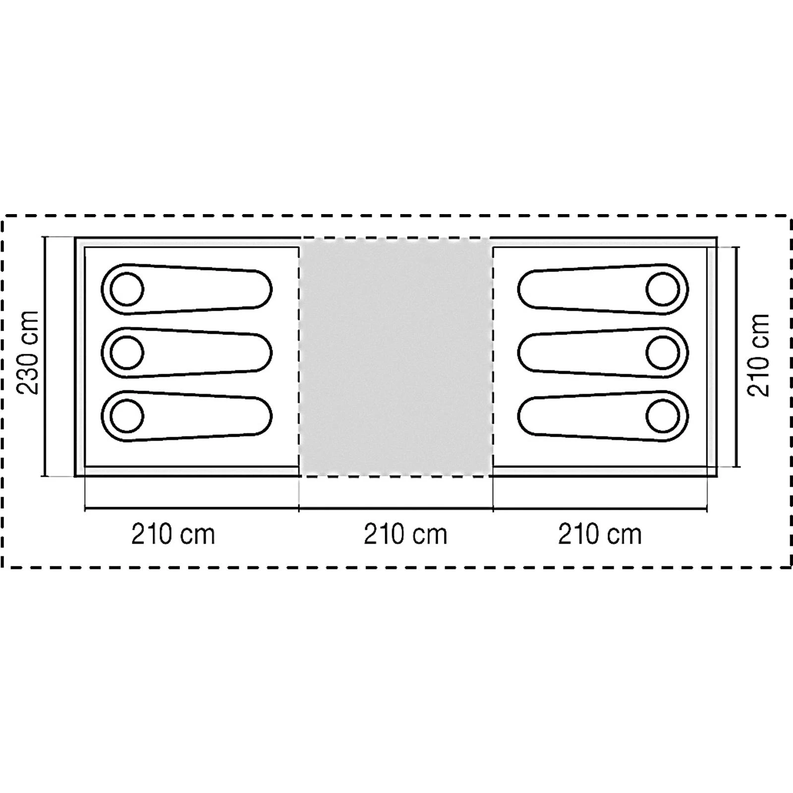 Coleman Ridgeline Plus 6 Personen - Familienzelt 4 Coleman Ridgeline Plus 6 Personen - Familienzelt – Bild 4