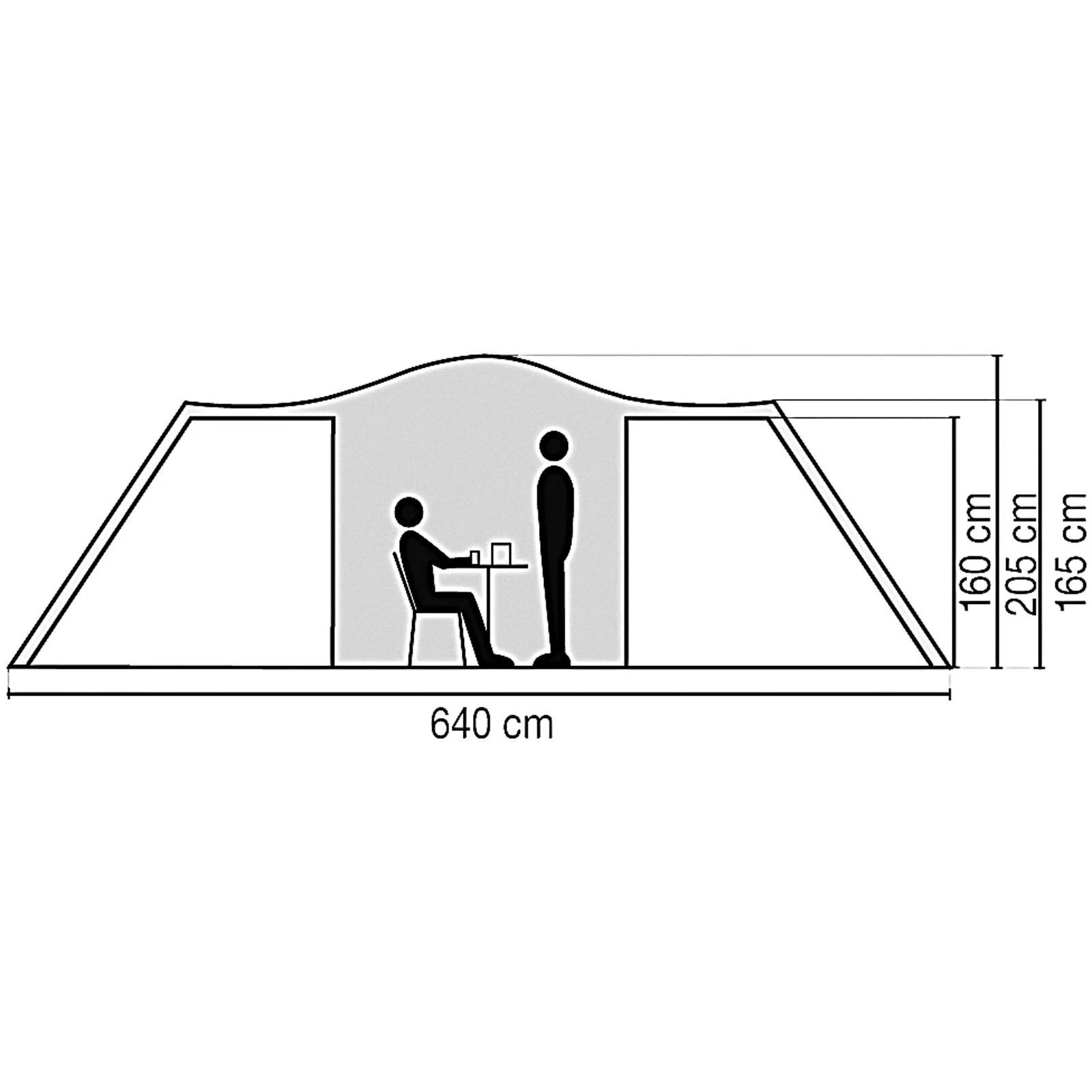 Coleman Ridgeline Plus 6 Personen - Familienzelt 5 Coleman Ridgeline Plus 6 Personen - Familienzelt – Bild 5