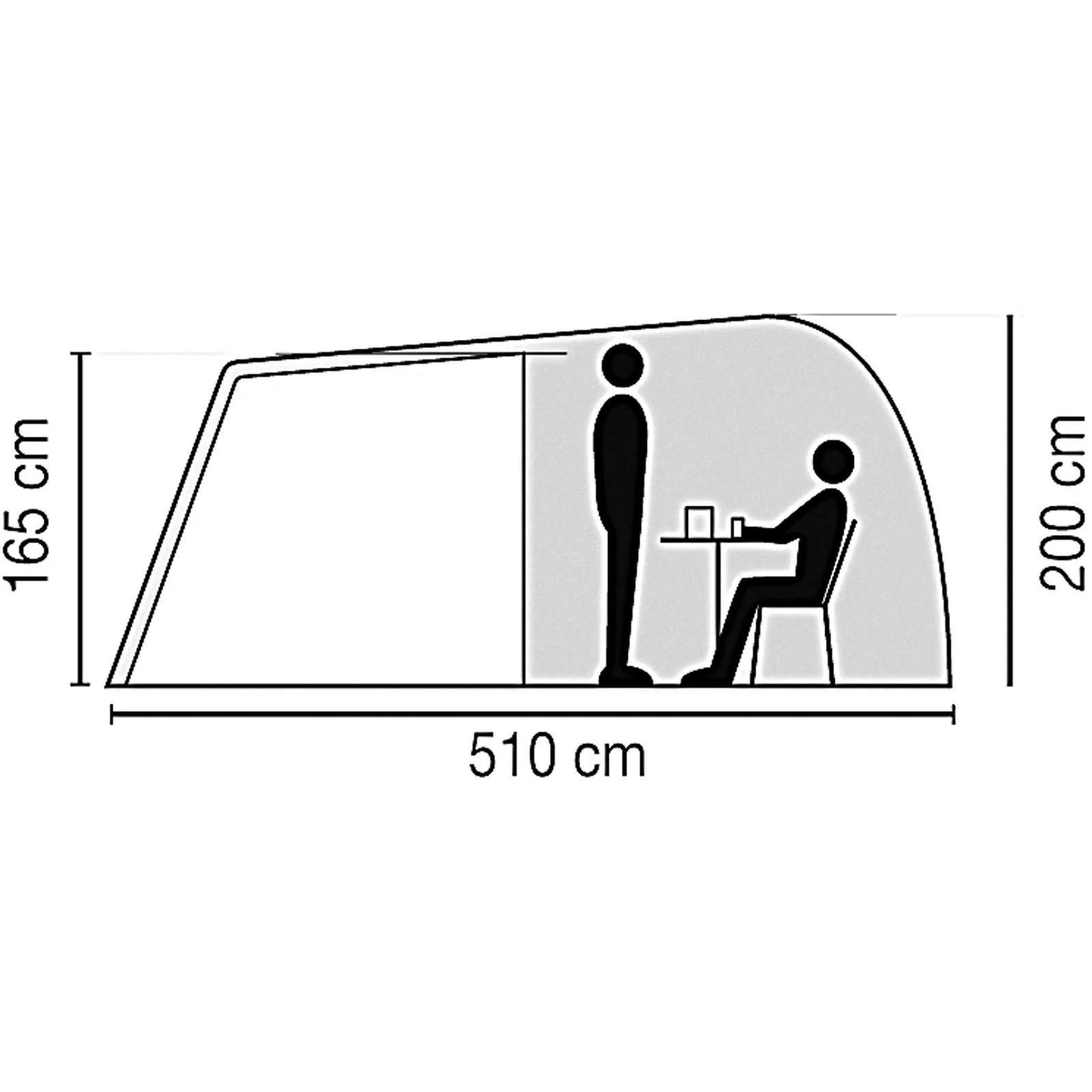 Coleman Waterfall Deluxe 5 Personen - Familienzelt 4 Coleman Waterfall Deluxe 5 Personen - Familienzelt – Bild 4