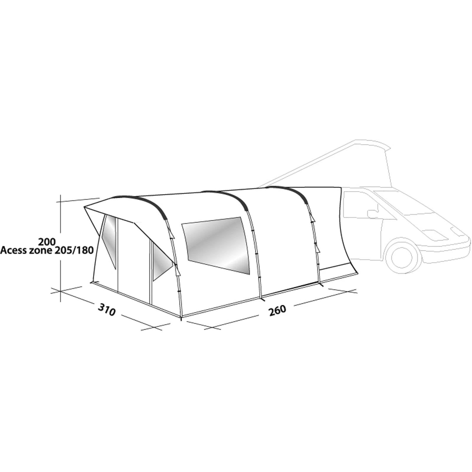 Easy Camp Wimberly - Busvorzelt 2 Easy Camp Wimberly - Busvorzelt – Bild 2