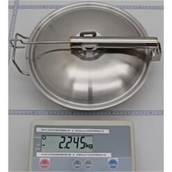 EOE Pann - Edelstahl-Pfanne & Wok -Camping-ausrüstung Verkaufsgeschäft eoe pann edelstahl pfanne wok 301007 2