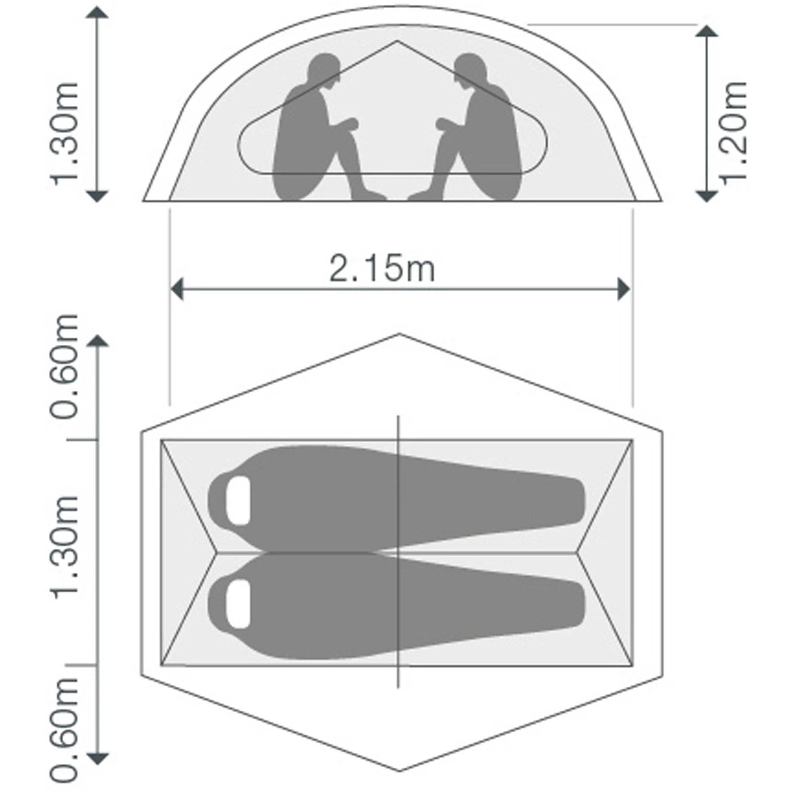 EXPED Lyra II - 2-Personen-Zelt 5 EXPED Lyra II - 2-Personen-Zelt – Bild 5