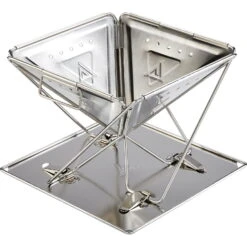 GROENBERG KATLA M - Edelstahl-Grill -Camping-ausrüstung Verkaufsgeschäft groenberg katla m edelstahl grill gro 266002 1