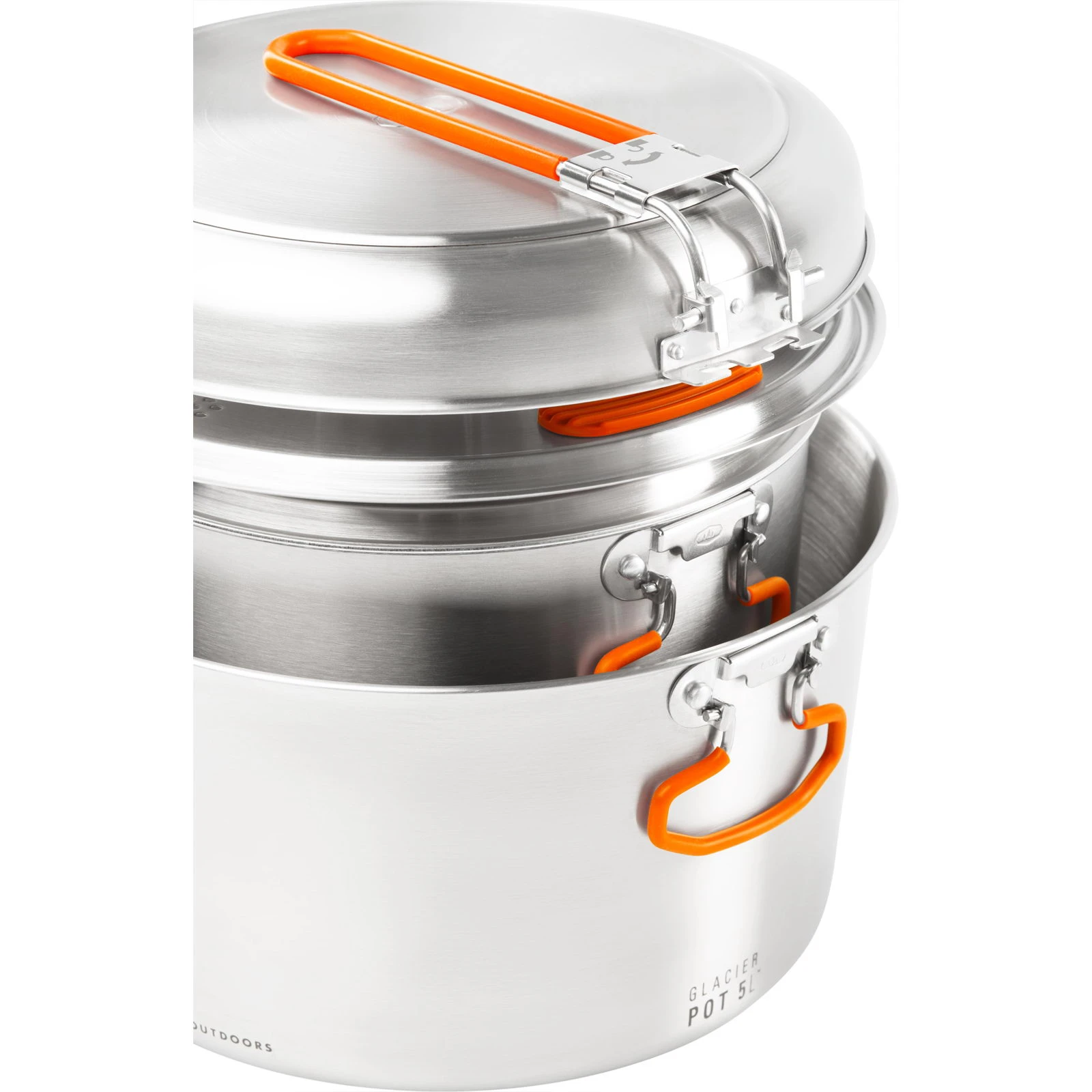 GSI Galcier Stainless Base Camper Large Set - Kochset 2 GSI Galcier Stainless Base Camper Large Set - Kochset – Bild 2