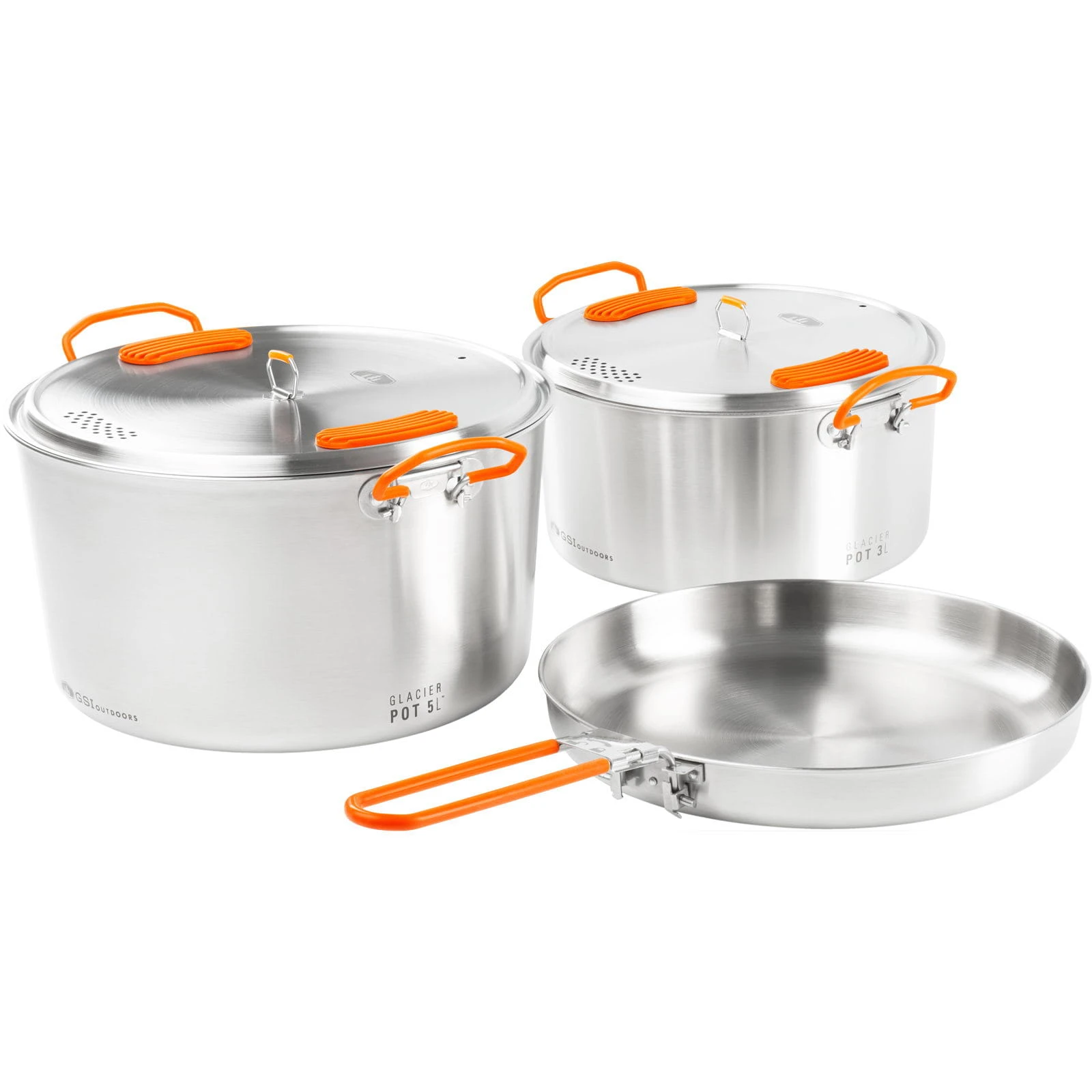 GSI Galcier Stainless Base Camper Large Set - Kochset 1 GSI Galcier Stainless Base Camper Large Set - Kochset