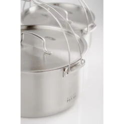 GSI Galcier Stainless Troop Cookset - Kochset -Camping-ausrüstung Verkaufsgeschäft gsi galcier stainless troop cookset kochset 68208 3