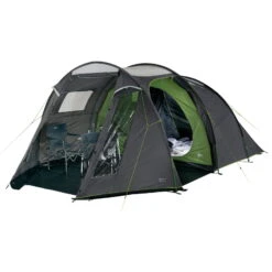 HIGH PEAK Ancona 5.0 - Familienzelt -Camping-ausrüstung Verkaufsgeschäft high peak ancona 5 0 familienzelt light grey dark green hip 10249 2