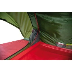 HIGH PEAK Goshawk 4 - Vier-Personen-Tunnel-Zelt -Camping-ausrüstung Verkaufsgeschäft high peak goshawk 4 vier personen tunnel zelt pesto red hip 10307 3