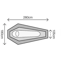 HIGHLANDER Blackthorn 1XL - Tunnelzelt -Camping-ausrüstung Verkaufsgeschäft highlander blackthorn 1xl tunnelzelt green rl 160076 2