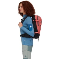 Mammut Lithium 15 Women - Wander-Rucksack -Camping-ausrüstung Verkaufsgeschäft mammut lithium 15 women wander rucksack salmon black ma 2530 03132 5975 1015 13