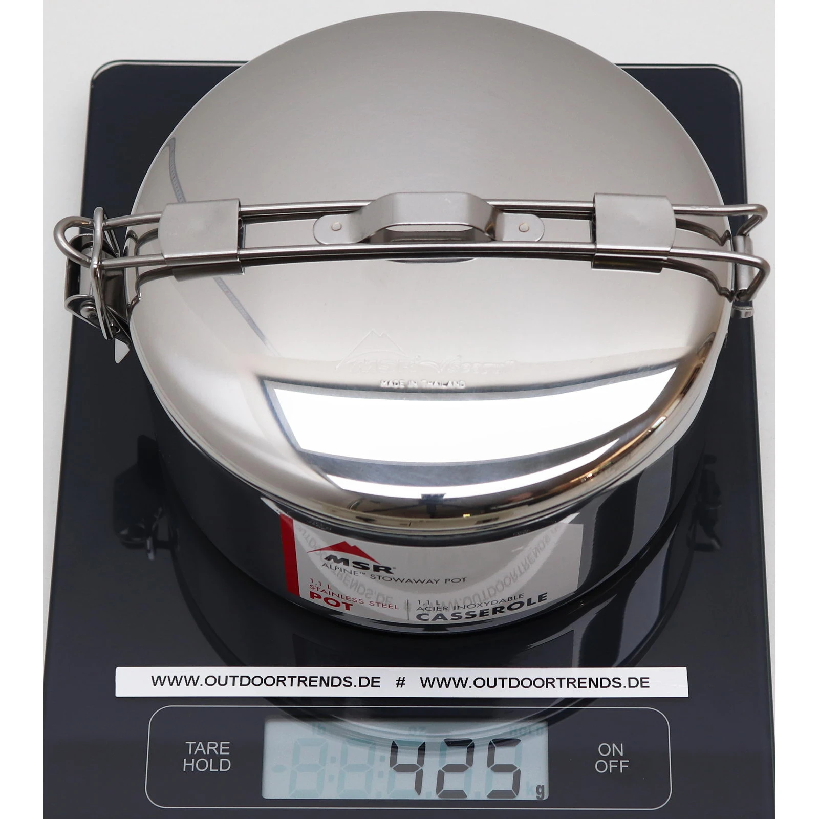 MSR Alpine Stowaway Pot 1.1 L - Edelstahl-Topf 5 MSR Alpine Stowaway Pot 1.1 L - Edelstahl-Topf – Bild 5