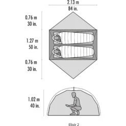 MSR Elixir 2 - Zwei-Personen-Zelt 21 MSR Elixir 2 - Zwei-Personen-Zelt -Camping-ausrüstung Verkaufsgeschäft msr elixir 2 zwei personen zelt cd 10331 6