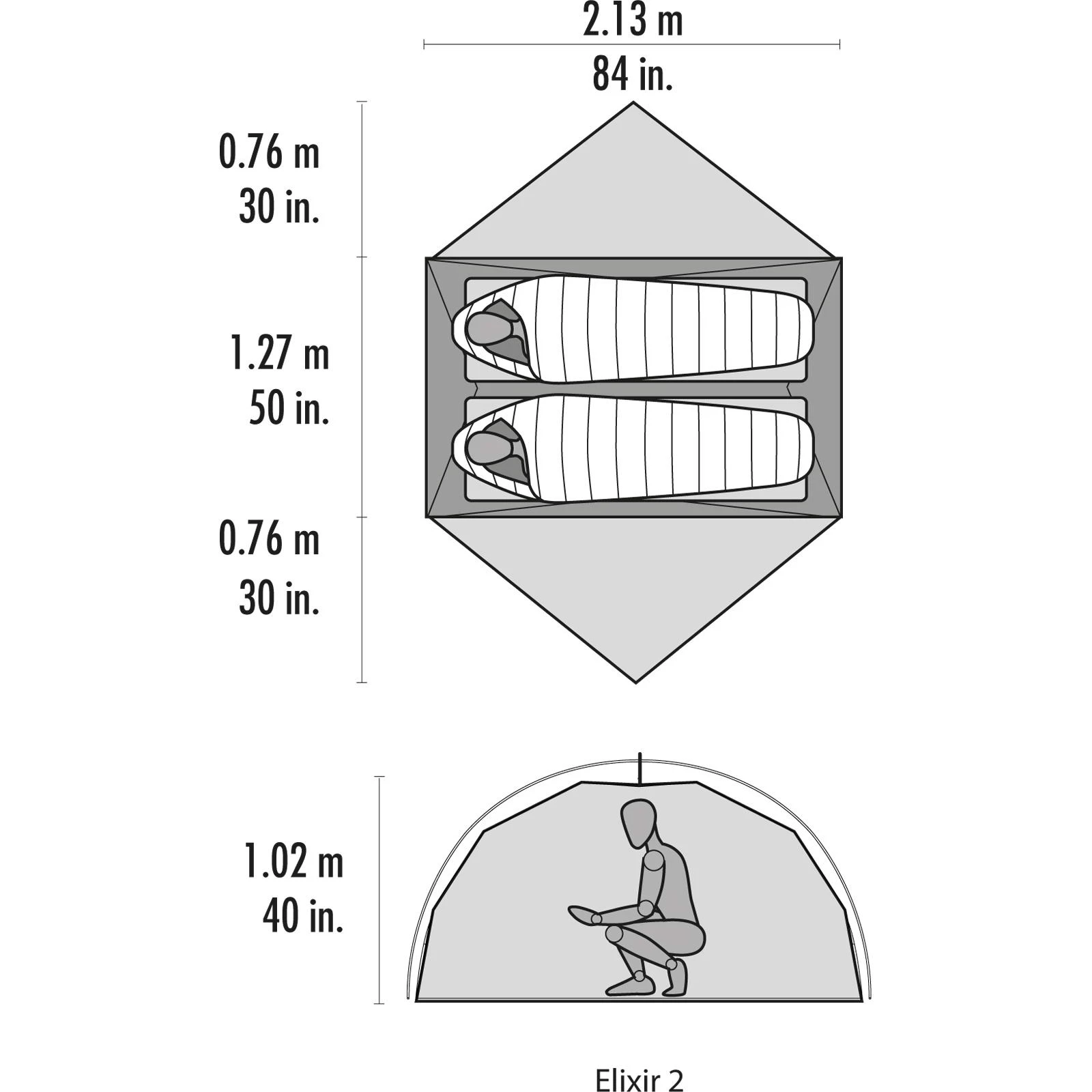 MSR Elixir 2 - Zwei-Personen-Zelt 5 MSR Elixir 2 - Zwei-Personen-Zelt – Bild 5