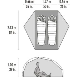 MSR FreeLite 2 V3 - 2 Personen Zelt -Camping-ausrüstung Verkaufsgeschäft msr freelite 2 v3 personen zelt tan cd 11515 3