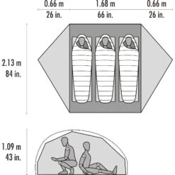 MSR FreeLite 3 V3 - 3 Personen Zelt 15 MSR FreeLite 3 V3 - 3 Personen Zelt -Camping-ausrüstung Verkaufsgeschäft msr freelite 3 v3 personen zelt green cd 11516 15