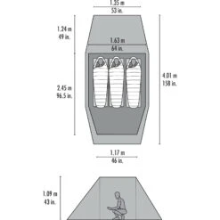 MSR Tindheim 3 - Drei-Personen-Tunnelzelt -Camping-ausrüstung Verkaufsgeschäft msr tindheim 3 drei personen tunnelzelt green cd 10833 11