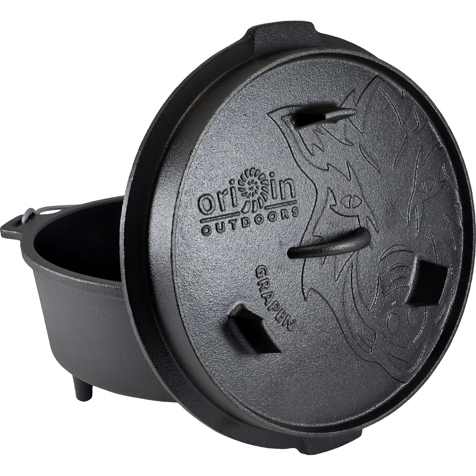 Origin Outdoors Grapen 4,5 - Feuertopf 2 Origin Outdoors Grapen 4,5 - Feuertopf – Bild 2