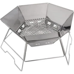 Origin Outdoors Hexagon - Grill- Und Feuerschale -Camping-ausrüstung Verkaufsgeschäft origin outdoors hexagon grill und feuerschale rl 052410 1