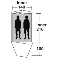 Outwell Cloud 2 - Zwei-Personen-Zelt 12 Outwell Cloud 2 - Zwei-Personen-Zelt -Camping-ausrüstung Verkaufsgeschäft outwell cloud 2 zwei personen zelt green grey rl 150174 1