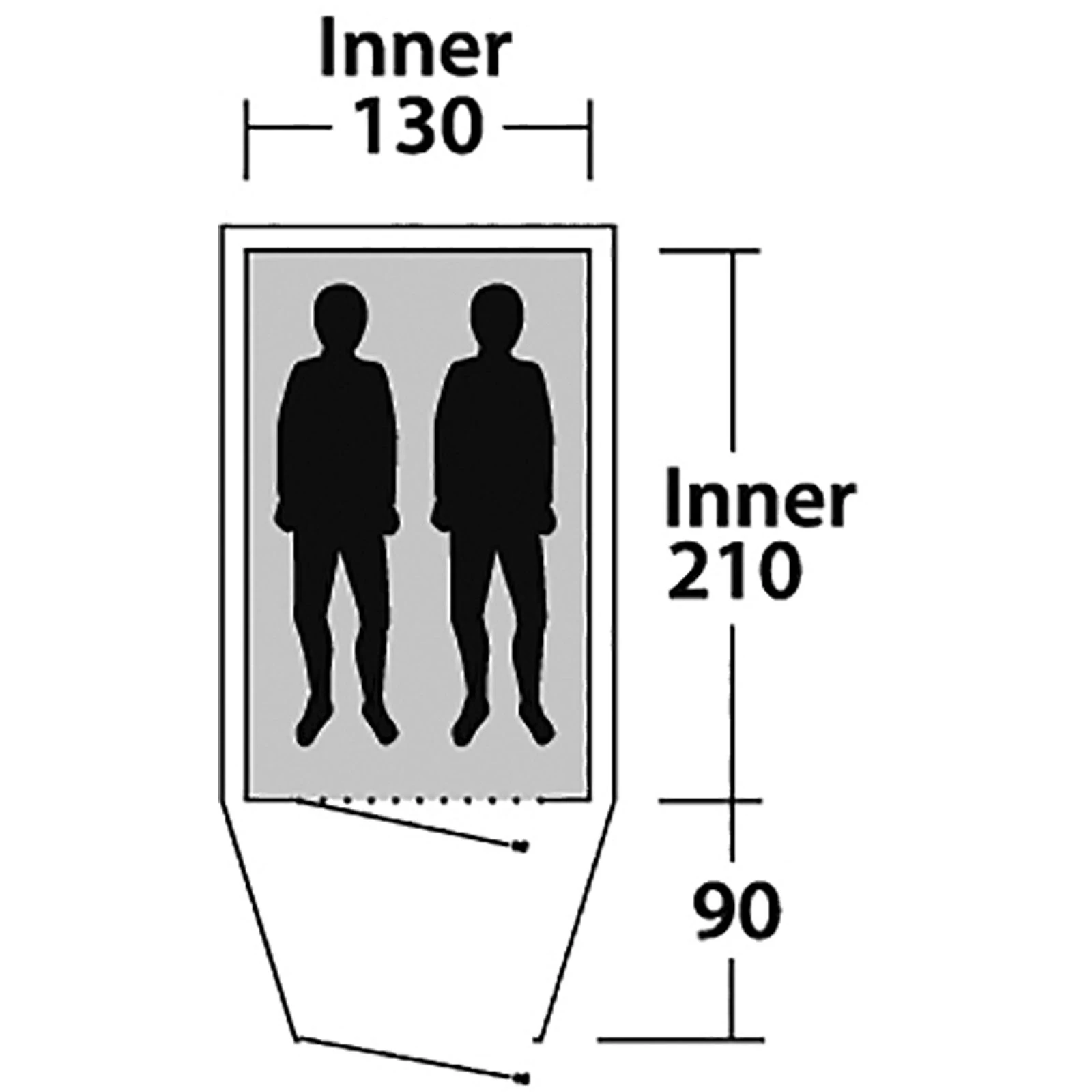 Outwell Earth 2 - Zwei-Personen-Tunnel-Zelt 3 Outwell Earth 2 - Zwei-Personen-Tunnel-Zelt – Bild 3