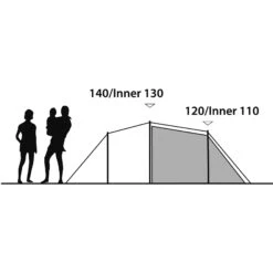 Outwell Earth 4 - Vier-Personen-Tunnel-Zelt -Camping-ausrüstung Verkaufsgeschäft outwell earth 4 vier personen tunnel zelt green grey rl 150172 2