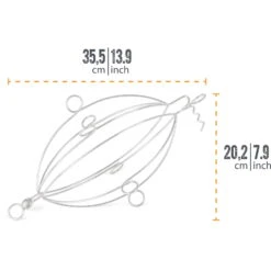 Petromax H-cbasket36 - Geflügel Grillkorb Zum Hängen -Camping-ausrüstung Verkaufsgeschäft petromax h cbasket36 gefluegel grillkorb zum haengen pef 8