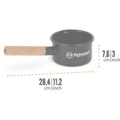 Petromax Panen 0.5 - Emaille Stieltopf -Camping-ausrüstung Verkaufsgeschäft petromax panen 0 5 emaille stieltopf sw27787 3