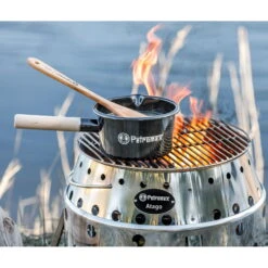 Petromax Panen 1.0 - Emaille Stieltopf -Camping-ausrüstung Verkaufsgeschäft petromax panen 1 0 emaille stieltopf pef px panen1 s 10