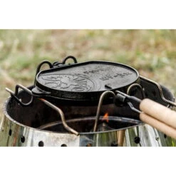 Petromax Wende-Waffeleisen -Camping-ausrüstung Verkaufsgeschäft petromax wende waffeleisen pef wf tx 6