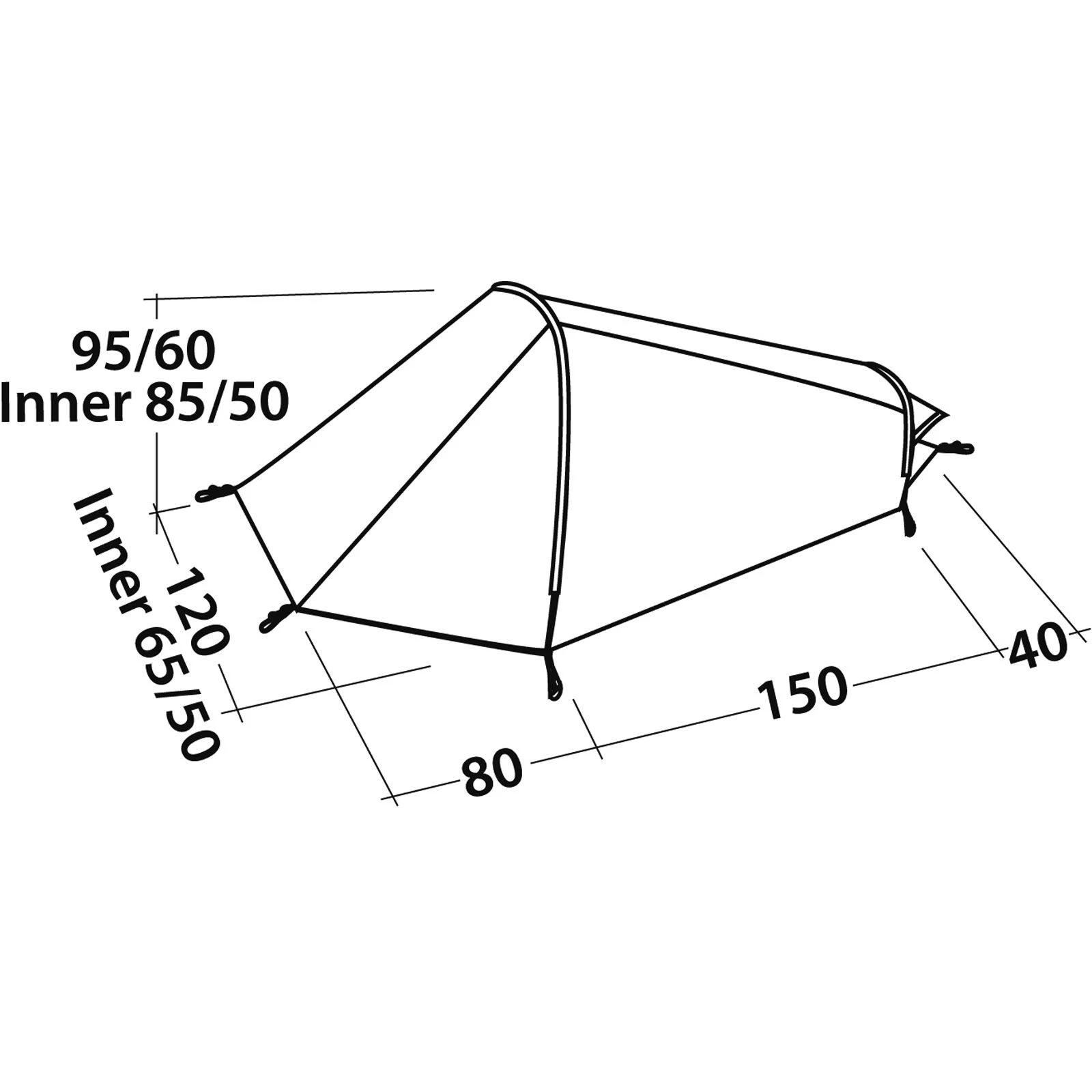 Robens Arrow Head - 1 Personen Zelt 3 Robens Arrow Head - 1 Personen Zelt – Bild 3
