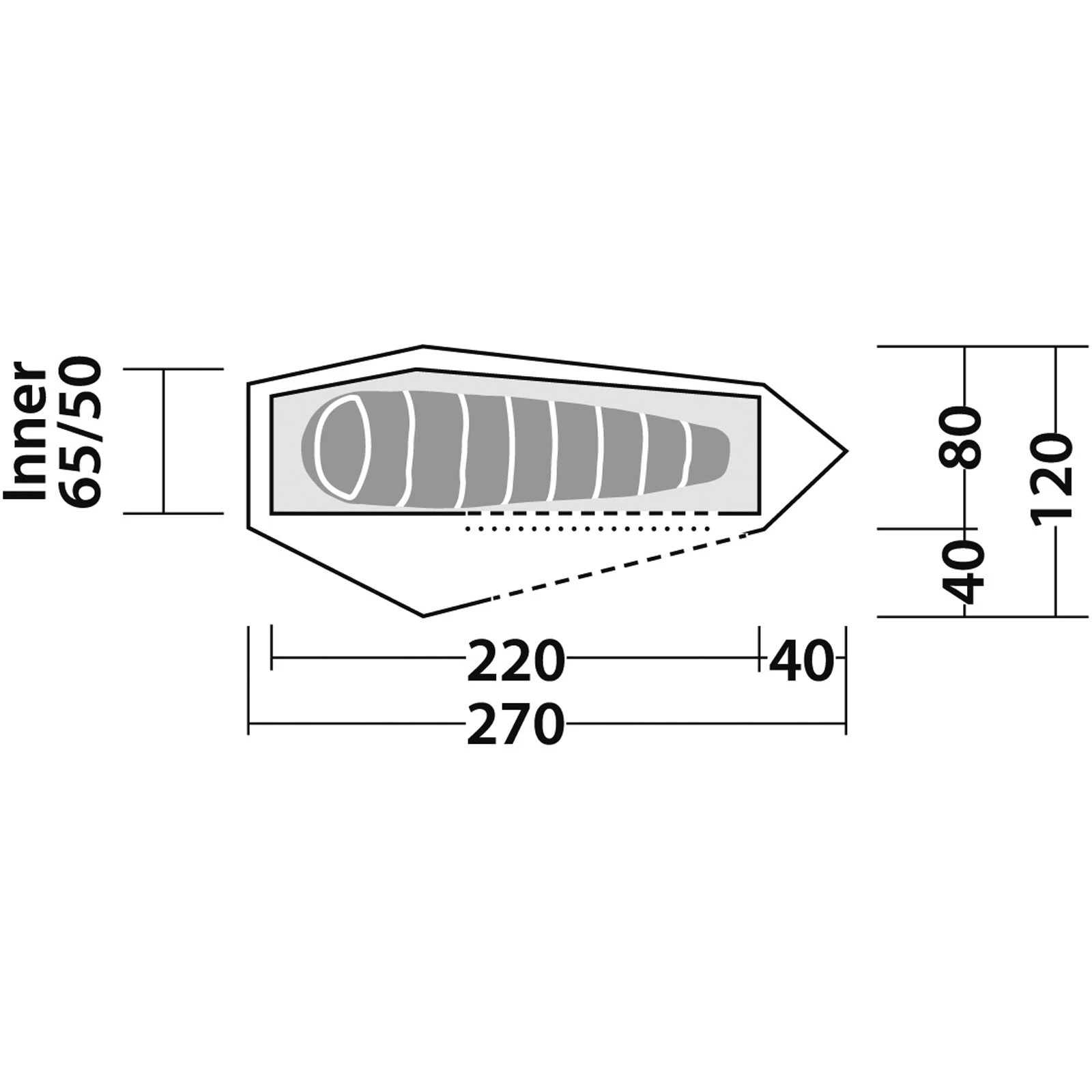 Robens Arrow Head - 1 Personen Zelt 4 Robens Arrow Head - 1 Personen Zelt – Bild 4