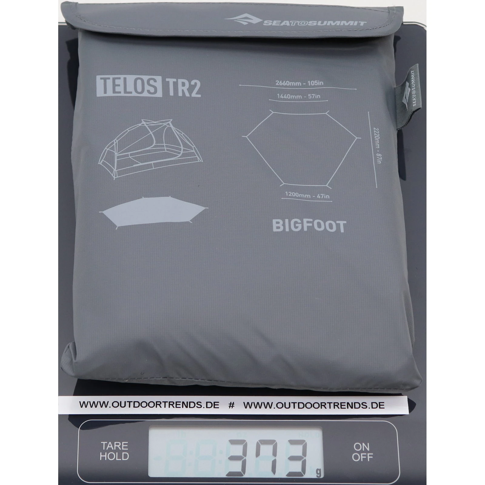 Sea To Summit Bigfoot Footprint Telos TR2 + Telos TR2 Plus - Zeltunterlage 3 Sea To Summit Bigfoot Footprint Telos TR2 + Telos TR2 Plus - Zeltunterlage – Bild 3