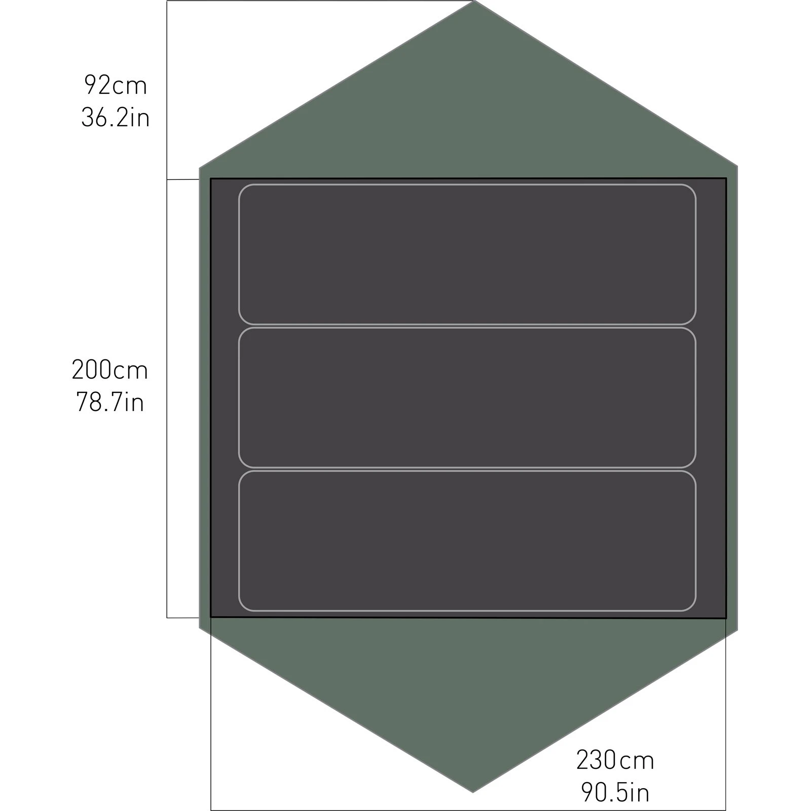 Sea To Summit Ikos TR3 - 3-Personen-Zelt 4 Sea To Summit Ikos TR3 - 3-Personen-Zelt – Bild 4