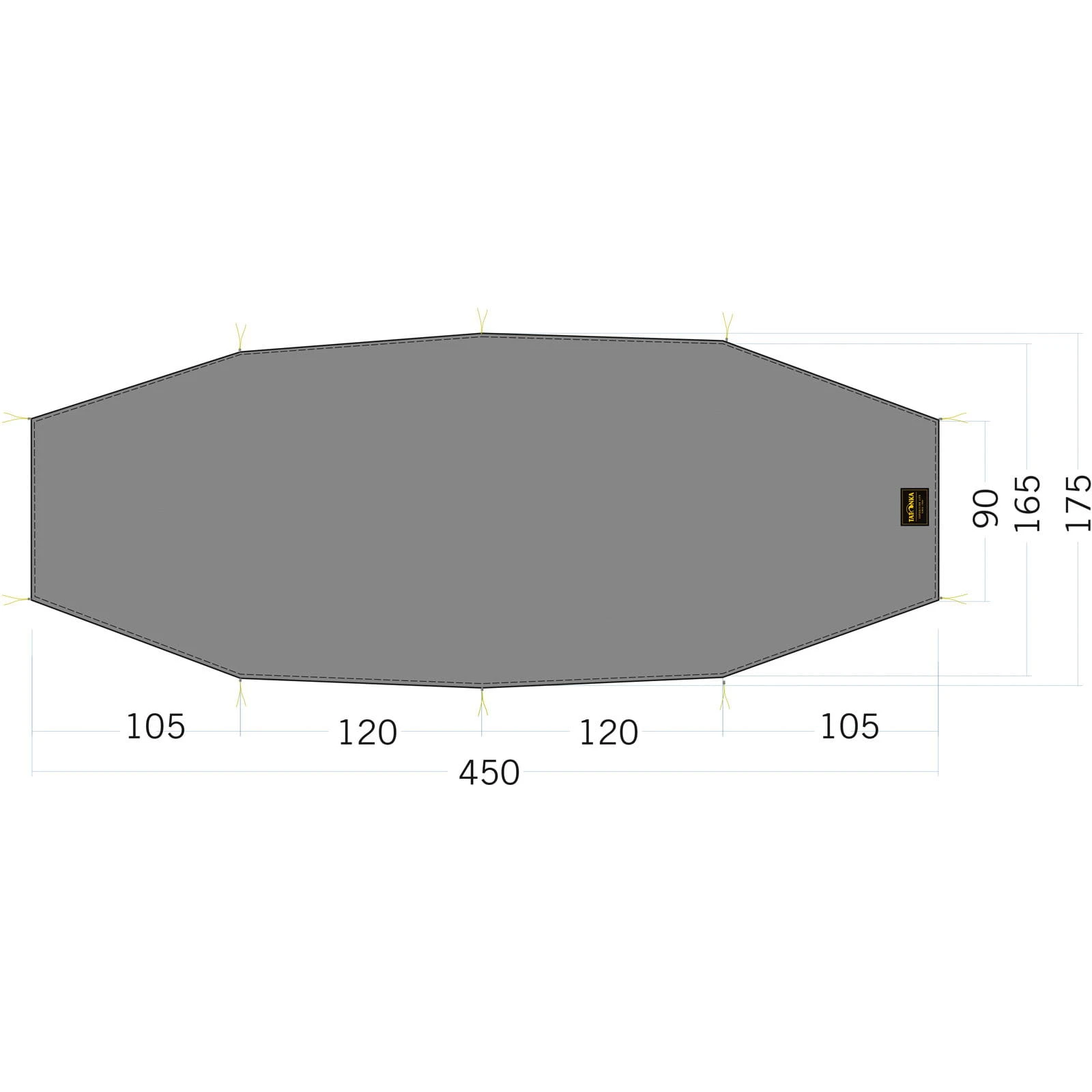 Tatonka Floor Sheet LT Rokua 3 - Zeltunterlage 1 Tatonka Floor Sheet LT Rokua 3 - Zeltunterlage