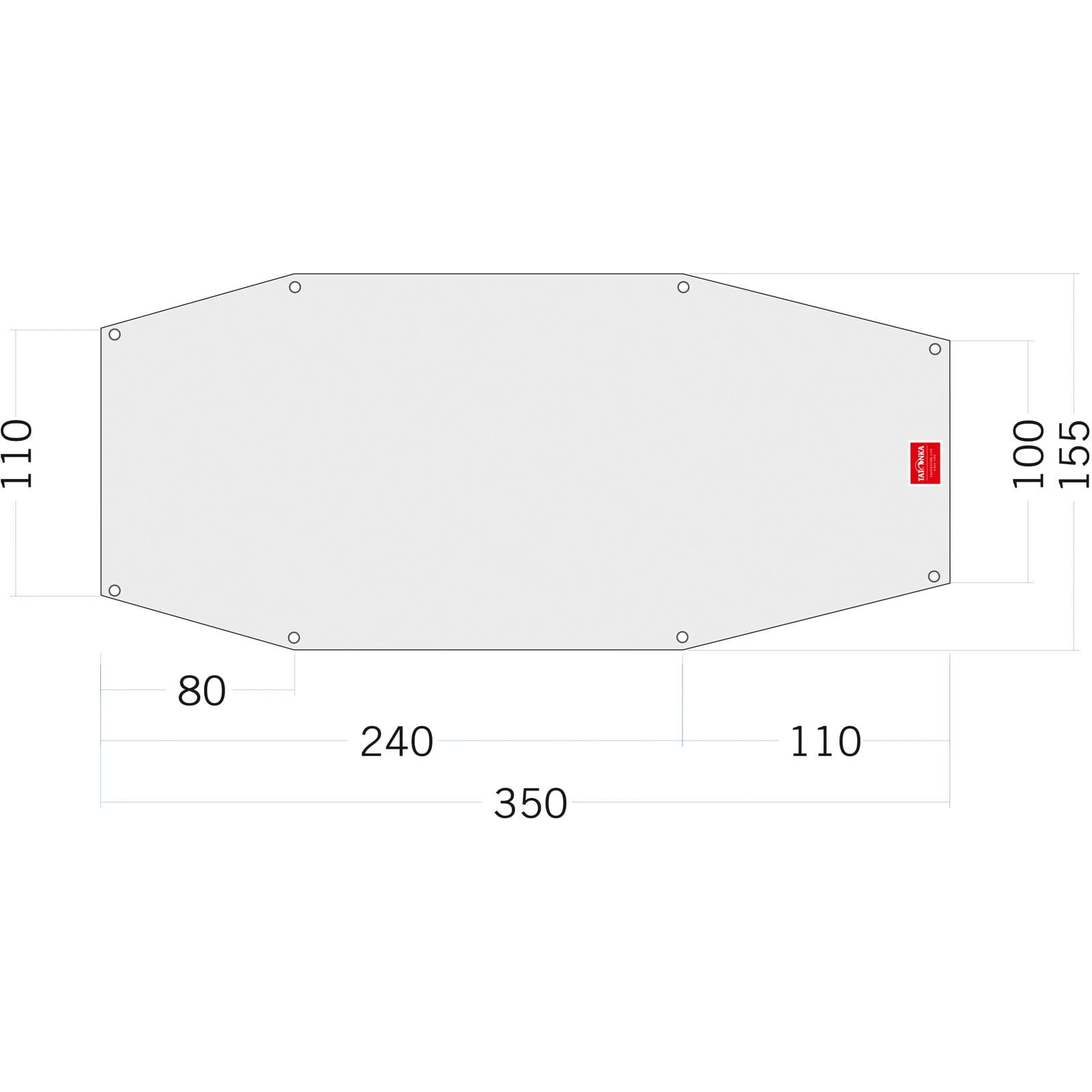 Tatonka Floor Sheet PE Arctis 2 - Zeltunterlage 1 Tatonka Floor Sheet PE Arctis 2 - Zeltunterlage